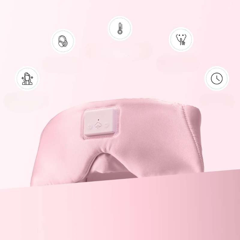 Vitae-Charm Silk – sömnmask med hörlurar